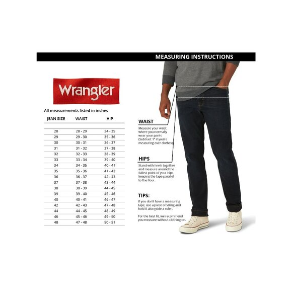 W40 L30 Wrangler Men’s Slim Straight Jeans – Five Star Stretch Denim Clayton NWT - Picture 2 of 4